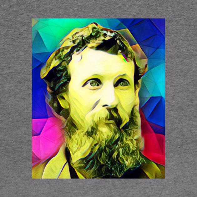 John Muir Colourful Portrait | John Muir Artwork 6 by JustLit